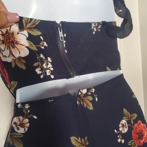 L'Atiste by Amy Floral Sleeveless Maxi Dress Wrap Front Tie Size Small - Picture 10 of 16